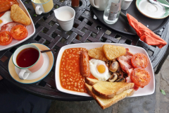 Cappuccino and croissants