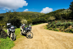 Break during off road tour