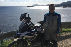 Break during off road tour