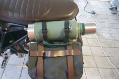 Leather straps for Stanley flask