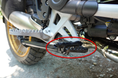 Custom foot brake pedal