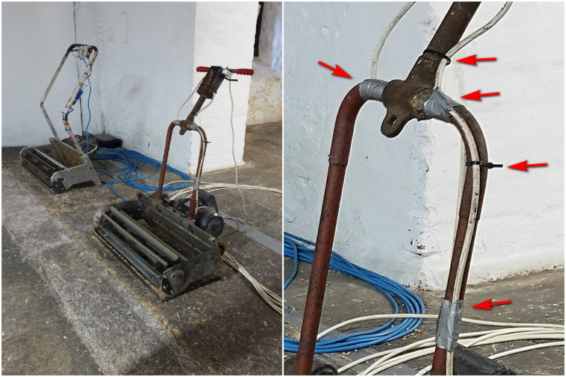 Most essential tools: Cable ties and gaffer tape