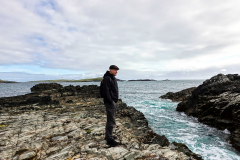 Currie Sands beach. Not in the picture: sands. 