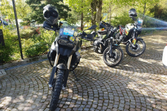 Happy mood with rental F 900 GS in the background. Thanks, Archie! 