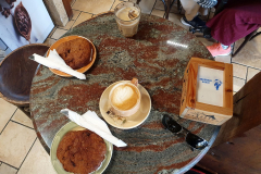 Txantxigorri. Look like cake... and are made of fried pork, lard, bread dough and sugar